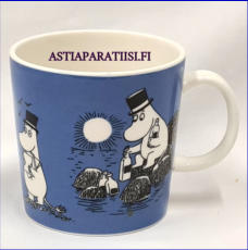 ARABIA Muumimuki Tummansininen Muumipappa (1991–1999) – 107M